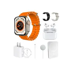 INNOVA - Smartwatch Serie 8x Contesta Llamadas Ultraplus Con Audífonos