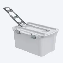 RIMAX - Cajón Móvil de 120 Litros Color Gris