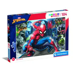 CLEMENTONI - Rompecabezas 104 Piezas Spider-man Villanos Para Niños