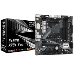 ASROCK - Board M-atx B450m Pro4-f R20 Socket Am4