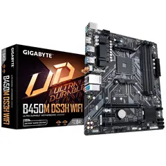 GIGABYTE - Board M-atx B450m Ds3h Wifi Bluetooth Socket Am4
