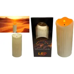 MAZUGI - Candelabros Electrónicos Veladora 17 cm Veladoras Eléctricas