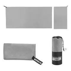 GENERICO - Set X2 Toallas Microfibra Deportiva Secado Rápido Gimnasio
