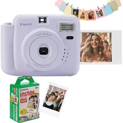 AMERICAN GENERICS - Camara De Fotos Instantánea Para Niños Popoto Incluye 10 Films