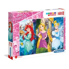 CLEMENTONI - Rompecabezas 60 Piezas Princesas Disney Para Niños