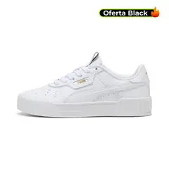 PUMA - Tenis Deportivos Marca Carina 30 Original Blanco Mujer
