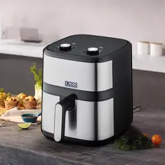 DKASA - Freidora De Aire Profesional Inox 5.5 Litros