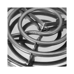 GENERICO - Estufa Portátil Eléctrica 2 Puestos 5 Niveles 110v 2000w