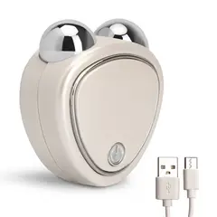 STYLE STARS - Masajeador Facial Corazón Portátil Ondas Choque Eléctrico