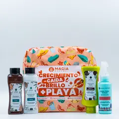 MAGIA NATURAL - Kit Capilar Viajero con Cebolla Huevo y Desenredante 100ml -