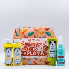 MAGIA NATURAL - Kit Capilar Viajero con Manzanilla Huevo y Desenredante 100ml -