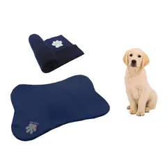 HALLY PET - Tapete Con Forma de Hueso + Cobija Grande