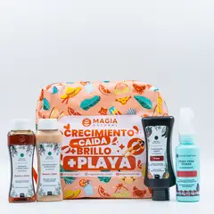 MAGIA NATURAL - Kit Capilar Viajero con Romero Quina Frutas y Desenredante 100ml -