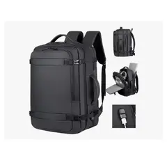 INNOVA - Maleta Bolso Morral Ejecutivo Universitario Para Laptop Con Puerto Usb