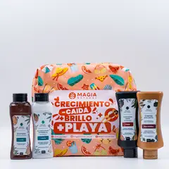 MAGIA NATURAL - Kit Capilar Viajero con Cebolla Frutas y Crema de Rizos 100ml -