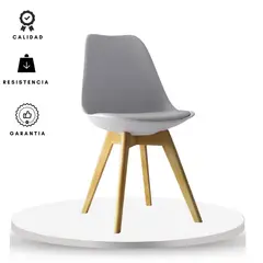 EKONOMODO COLOMBIA - Comedor Celeno Beyota 30mm con 6 Sillas Milano 160x80x75 gris