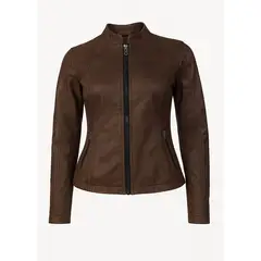 MODA EN CIRCUITO - Chaqueta De Cuero - tex Para Mujer De Diseño