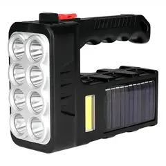 GENERICO - Linterna Led Solar Y Usb Recargable