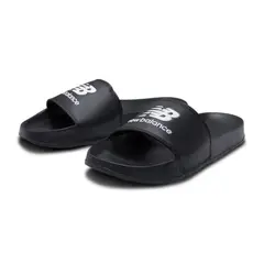 NEW BALANCE - Sandalias Original Slides Black White Hombre