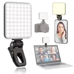 GENERICO - Lámpara de Belleza Portátil para Selfies con Clip y Luz Ajustable