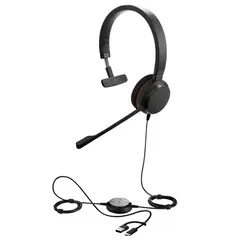 JABRA - Audífonos Diadema Evolve 20 MS Mono USB Tipo C / A