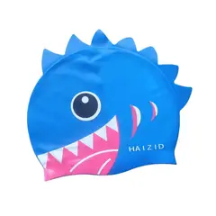 GENERICO - Gorro Natación Silicona Para Niño Niña - Pez Azul
