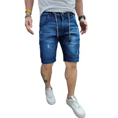 RAMBED - Bermuda Hombre Clásica Jean Confort Producto Colombiano