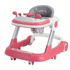 KIDSHOP - Caminador Timon Llantas Musical Tapete Y Guia Rojo 343A