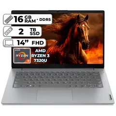 LENOVO - PORTÁTIL V14 G4 AMN AMD RYZEN 3 7320U 16GB LPDDR5 2TB SSD 14" FHD