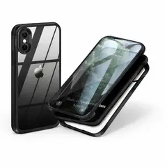 GENERICO - Estuche Protector Case Funda Full 360 Para Iphone XS Negro