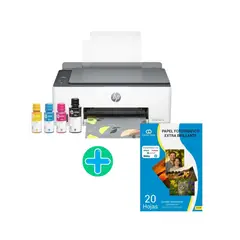 HP - Impresora Multifuncional Smart Tank 585 wifi + Resma Papel Fotográfico