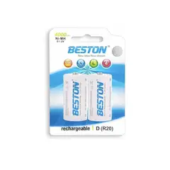BESTON - Pila D Recargable X 2