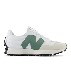 NEW BALANCE - Tenis 327 Hombre-Blanco/Verde