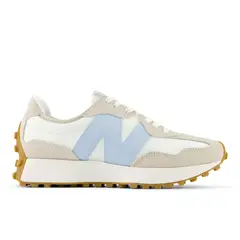 NEW BALANCE - Tenis 327 Mujer-Beige/Azul