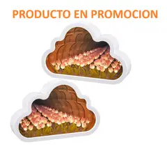 ILUMINATA - REGALO LAMPARA DECORTAIVA PARA PIEZA MUEJRES TULIPANES INFINITOS