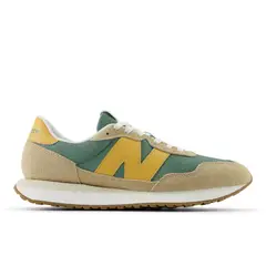 NEW BALANCE - Tenis 237 Hombre-Verde/Café