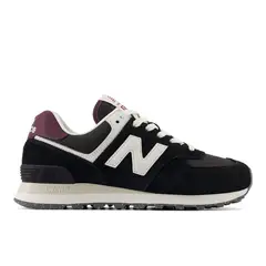 NEW BALANCE - Tenis 574 Mujer-Negro/Blanco