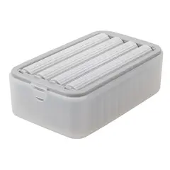 GENERICO - Jabonera Dispensadora 4 Rodillos Multifuncional con Tapa