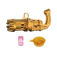 GENERICO - Maquina Eléctrica De Burbujas Tipo Pistola + Obsequio Jabón