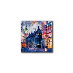 VENECIA - Cuadro Decorativo Calle Londres S 30x30 cm - impresion Tela Poliester