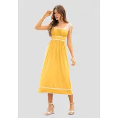 MARKETING PERSONAL - Vestido Largo Mujer Girasol Mp 110681