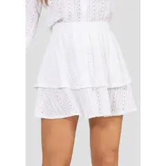 MARKETING PERSONAL - Falda Corta Mujer Blanco Mp 110536