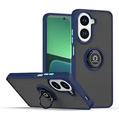 GENERICO - Funda Estuche Mate Con Anillo Compatible Con Xiaomi Redmi A5 Azul