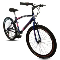 ATILA - Bicicleta Dama 26 Rines en Aluminio 18 Cambios Azul
