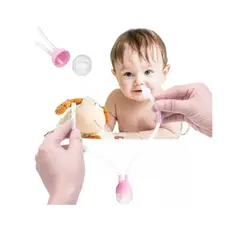 GENERICO - Limpiador Nasal Saca Moco Bebes Rosa