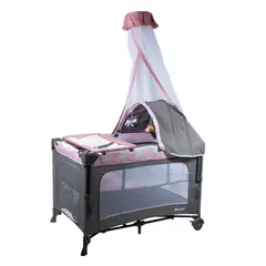 EBABY - Cuna Corral función Colecho DACORA ROSA EB750-2