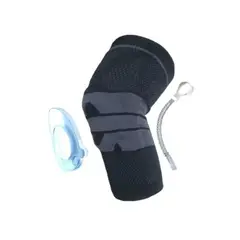 GENERICO - Rodillera Soporte Deportiva Rótula Gel Ortopédica Negra