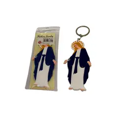 MAZUGI - Llavero Virgen De La Medalla Milagrosa Religioso Organizador