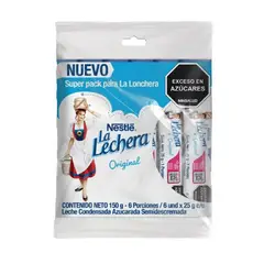 NESTLE - La Lechera 6 Doypack x 25 gramos C/U