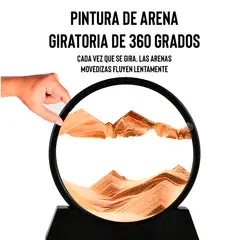 GENERICO - Reloj De Arena Decorativo 3d - Relájate Arte En Movimiento